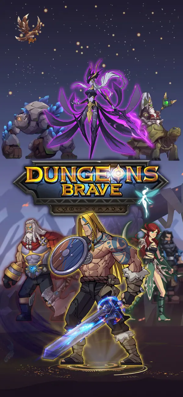 Nordic fantasy heroes from Dungeon Brave